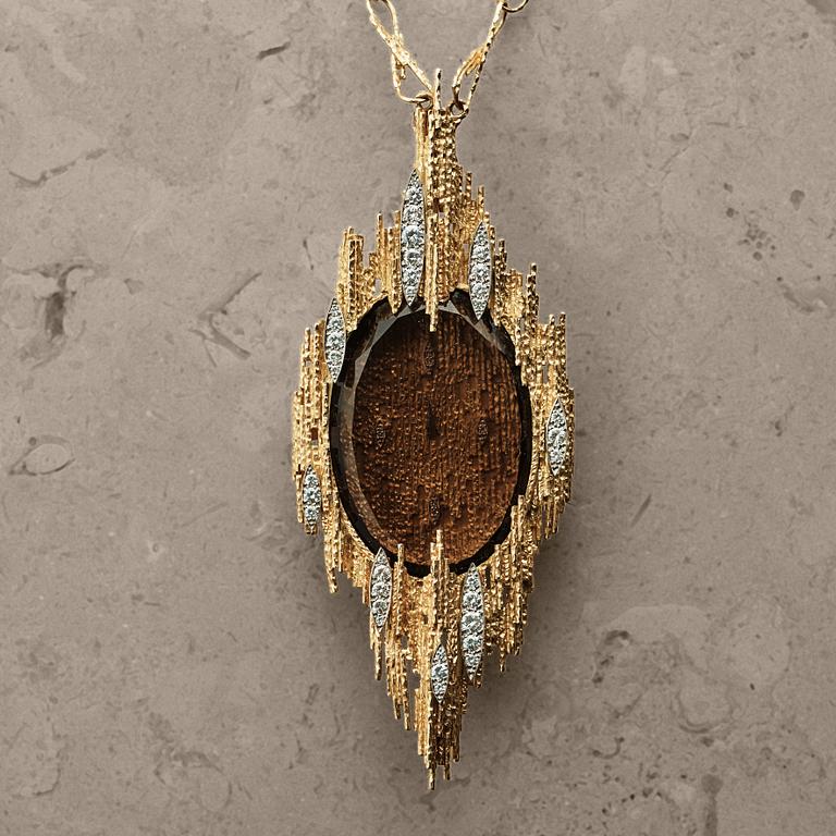 OMEGA, design Andrew Grima, pendant watch, 43,5 x 110 mm,