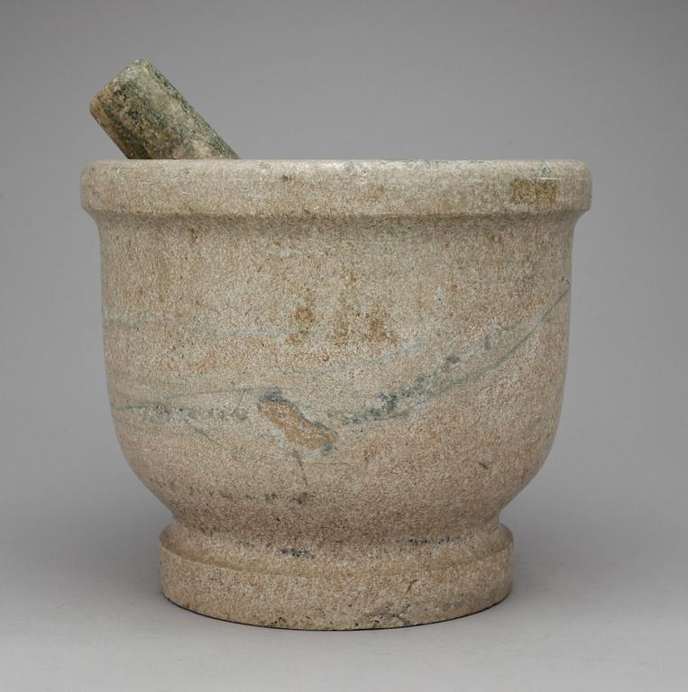 MORTEL, marmor, omkring år 1900.