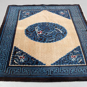 A RUG, semi-antique, Baotou, ca 246 x 149 cm.