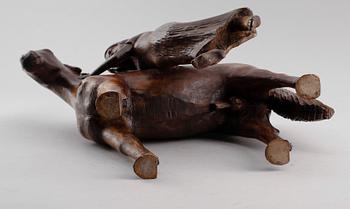 SKULPTUR, skuret trä, 1900-talets första hälft.