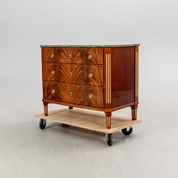 A late Gustavian mahogany dresser early 1800s.