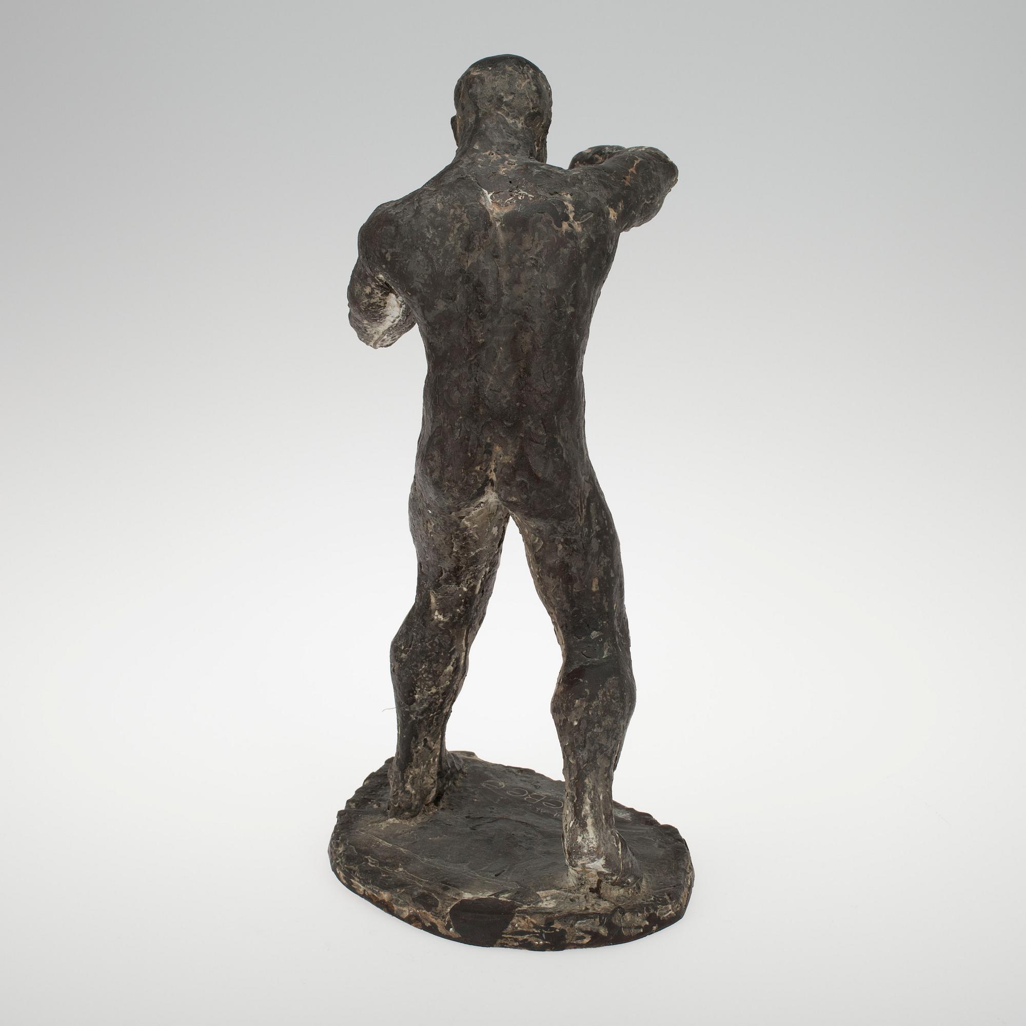 NIILO RIKULA, skulptur, brons, signerad och daterad 1990.