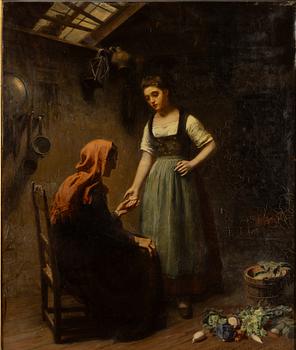 Axel Gustav Hertzberg, At the Fortune Teller.