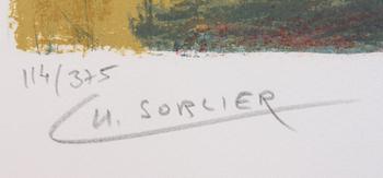 KYLBERG, CARL, efter, 3 st, färglitografier, utg av Charles Sorlier.