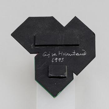 CAJSA HOLMSTRAND, miniature painting on panel, signed and dated 1995.