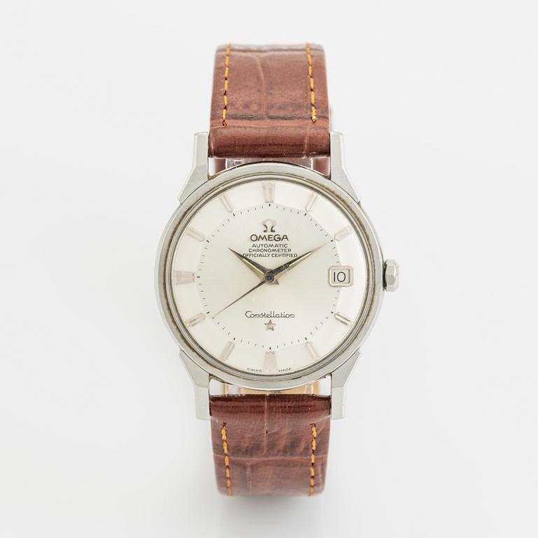 Omega, Constellation, Chronometer, "Pie-Pan", wristwatch, 34 mm.