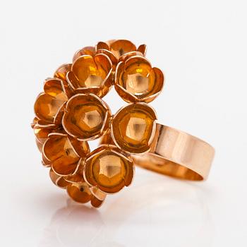 Liisa Vitali, a 14K gold ring 'Spring', Westerback, Helsinki 1970.