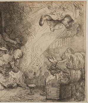 Rembrandt Harmensz van Rijn, "The Angel departing from the Family of Tobias".