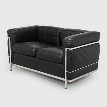 Pierre Jeanneret, Charlotte Perriand & Le Corbusier, soffa, "LC 2", Cassina, Italien.