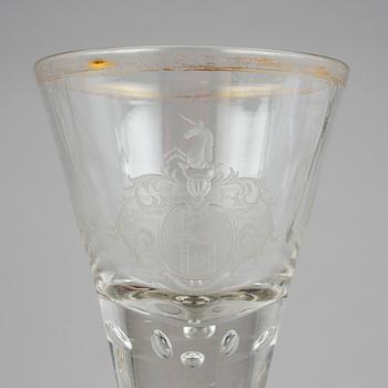 SPETSGLAS, 4 st, 1700-tal.