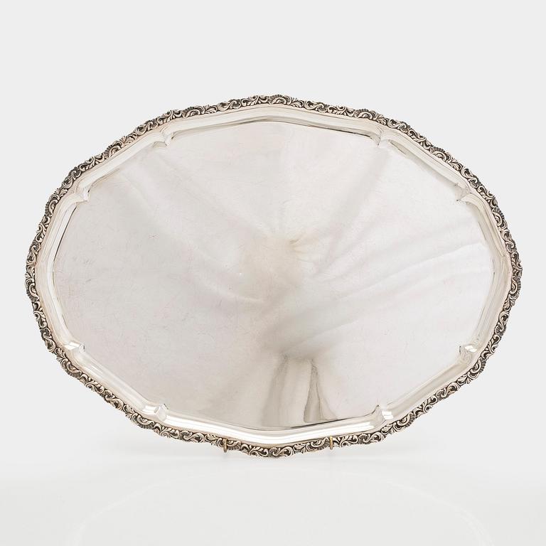 A silver tray, Kultakeskus, Tavastehus, 1947.