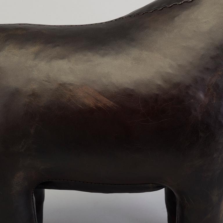 DIMITRI OMERSA & CO, a leather stool in the shape of a bull.
