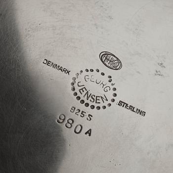 Henning Koppel, a sterling bowl, executed by Georg Jensen, Copenhagen 1948-77, design nr 980 A.