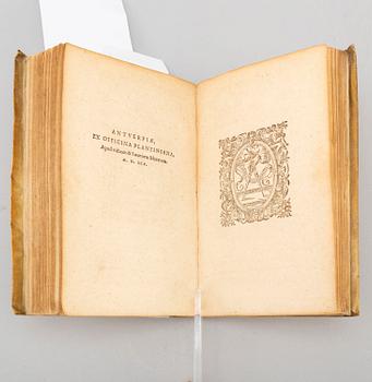BOOK, The Works of Statius, 1595.