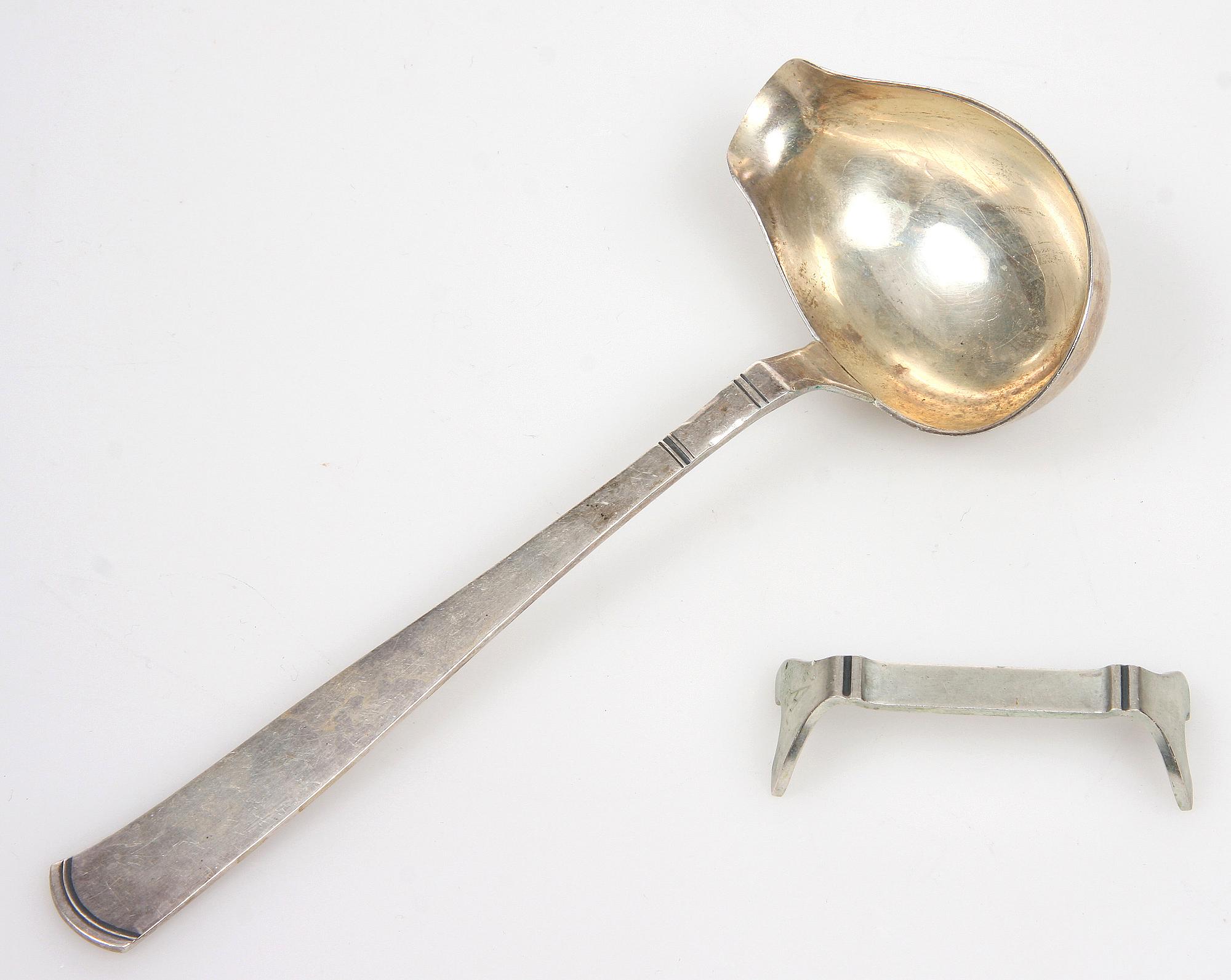 BESTICKSERVISDELAR, 95 st, silver, "Rosenholm" Jacob Ängman, GAB mestadels 1950-tal.