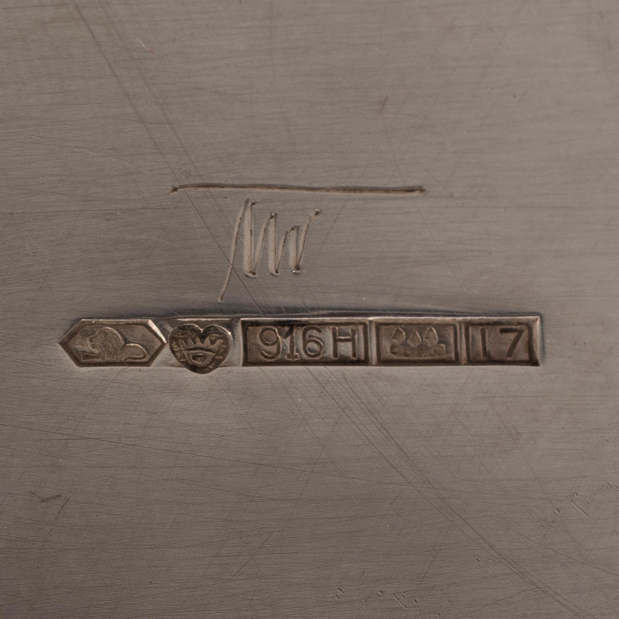 TAPIO WIRKKALA, KAHVIKANNU, SOKERIKKO JA KERMAKKO. Sign. TW. Kultakeskus, Hämeenlinna 1962/-64.