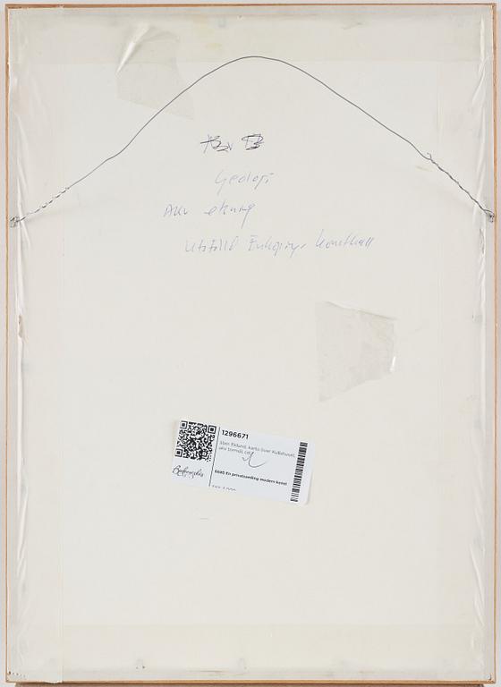 Sten Eklund, akvarellerad etsning, 1971, signerad PT.