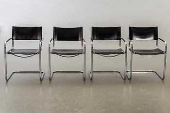 A Set of six armchairs later part of the 20th century.