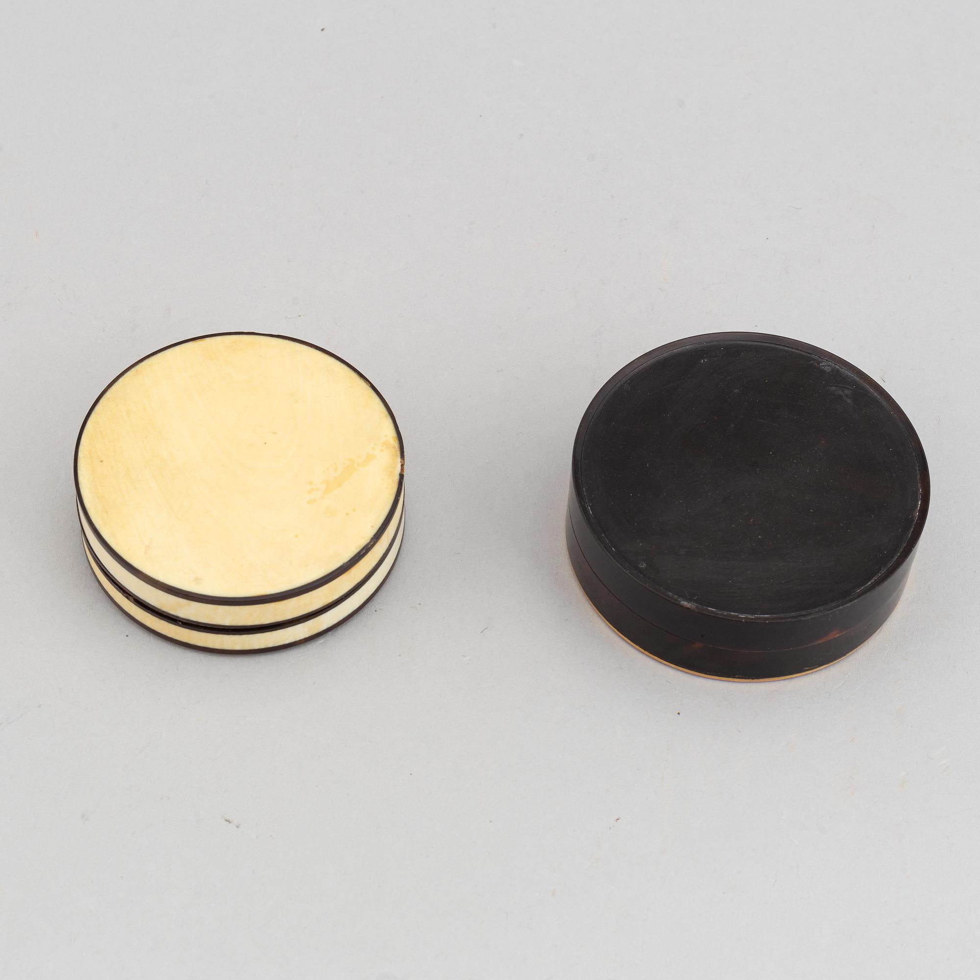 Two early 19th century boxes.