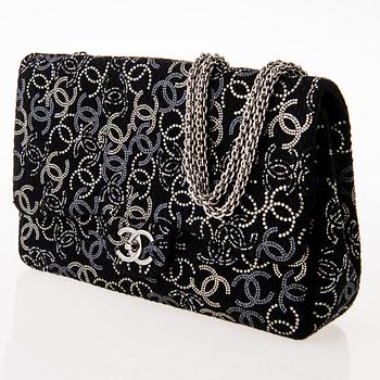 CHANEL Paris Shanghai Jumbo Strass Flap Bag.