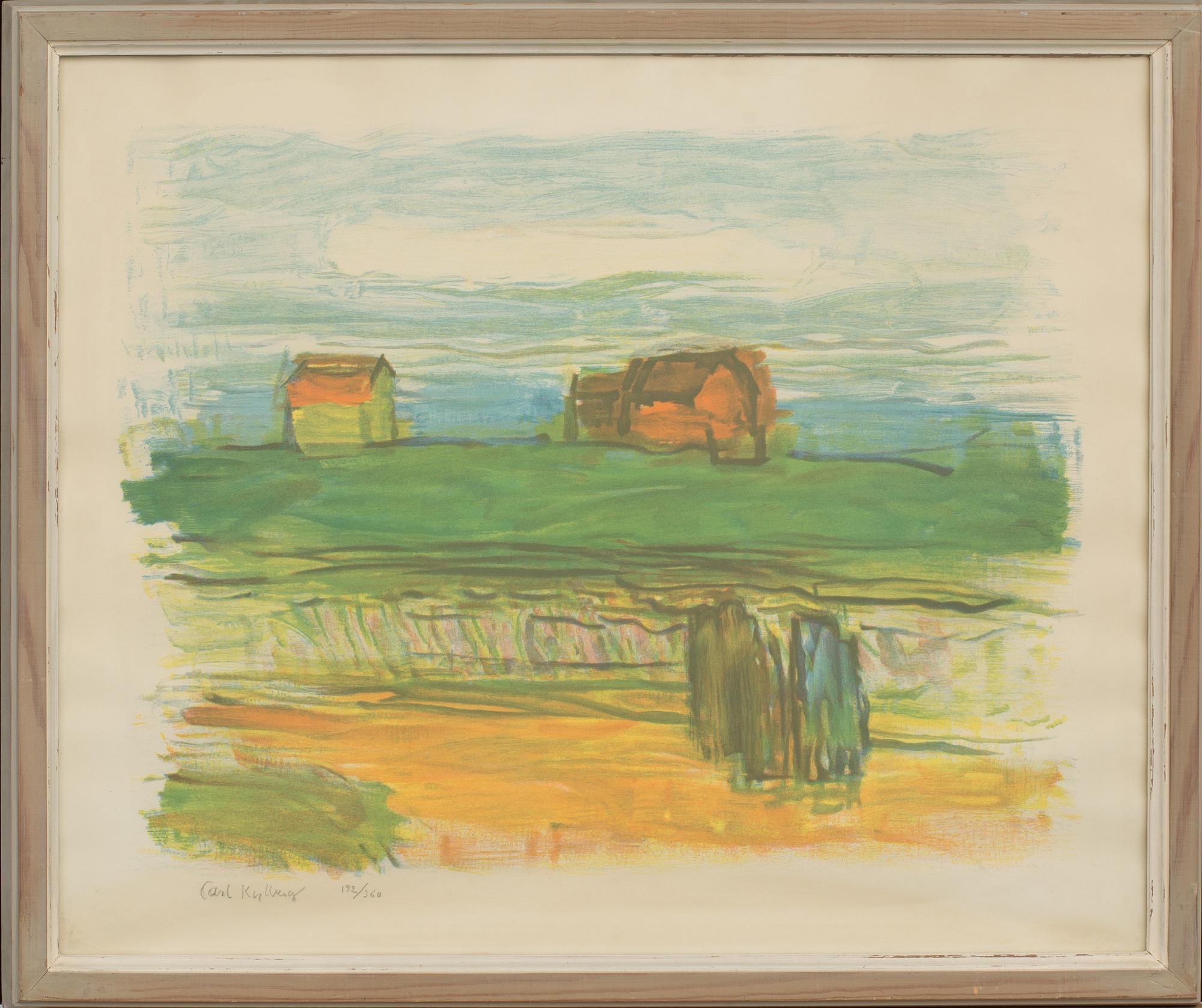 CARL KYLBERG, colour lithographe, signed and numbered 192/360.