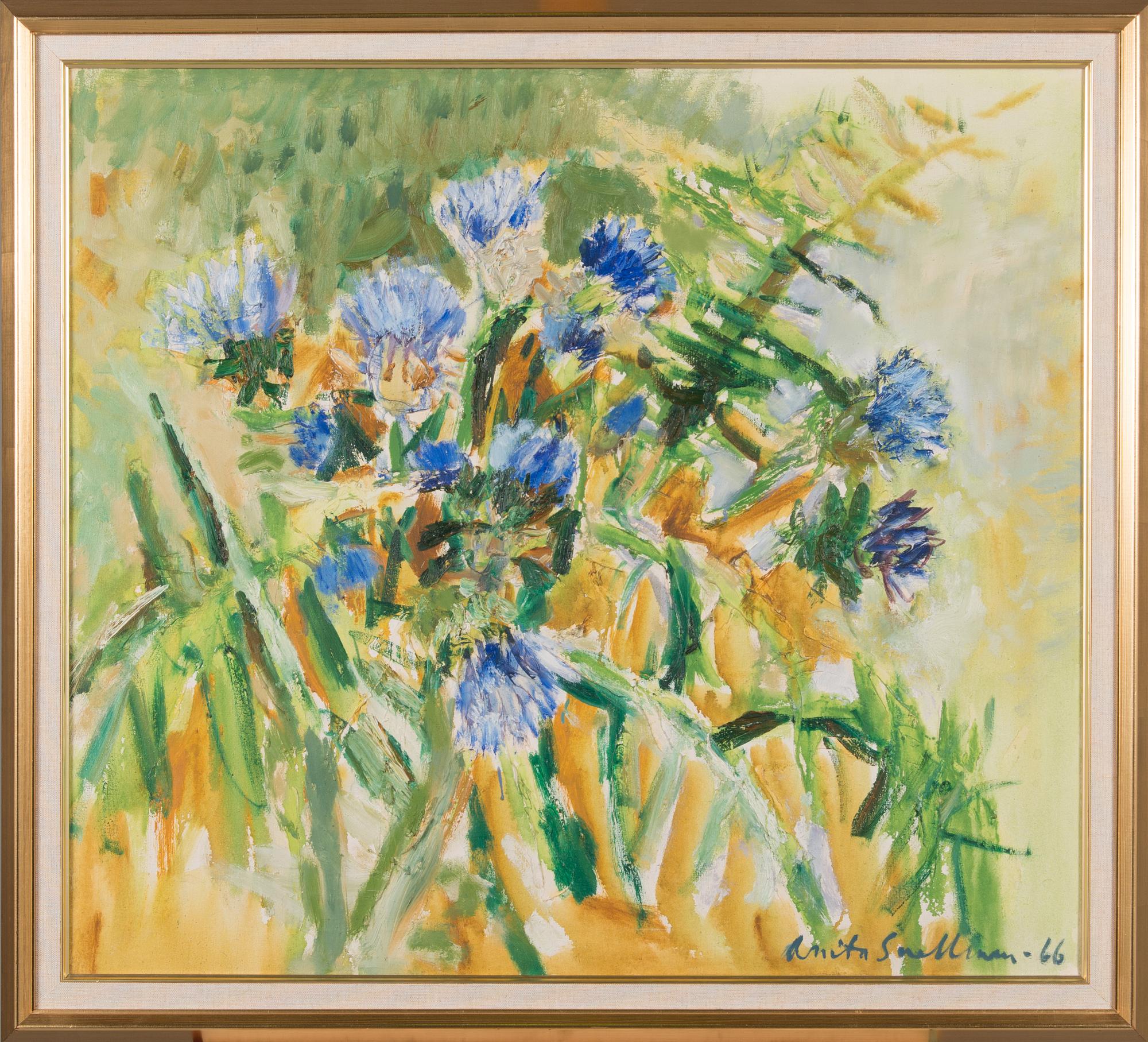 Anita Snellman, oil on canvas, signed and dated -66.