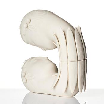 Stig Lindberg, "Narcissus", a parian porcelain sculpture, Gustavsberg 1970s, from the "Figurin" series, ed. 375/500.