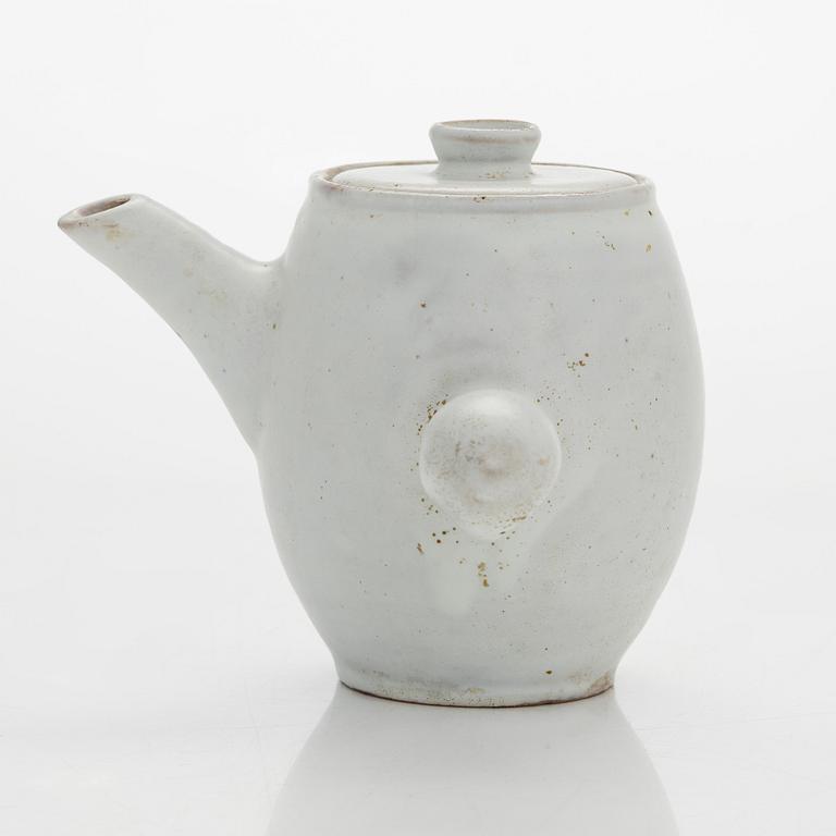 Marita Lybeck, a ceramic jug, signed ML.