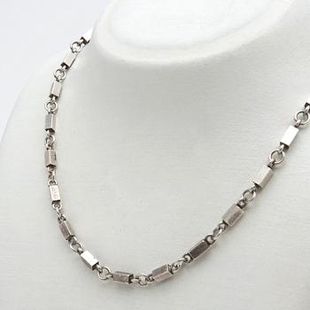 Wiwen Nilsson, Necklace, sterling silver, Lund, 1958.