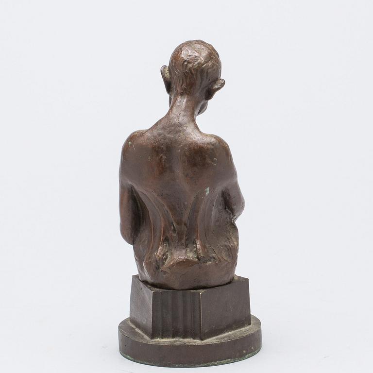 SKULPTUR, brons, ej signerad. 1900-tal.