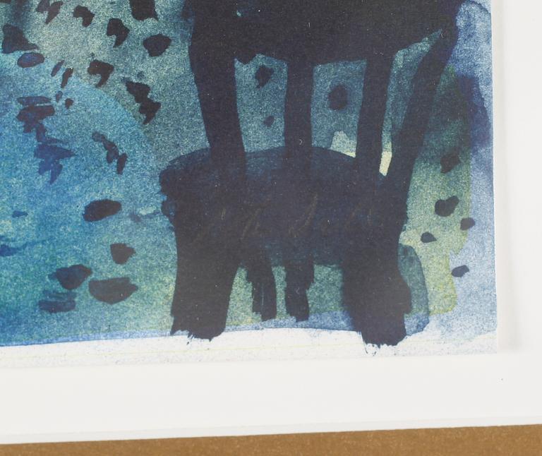 PETER DAHL, färglitografi, signerad, numrerad 51/375.