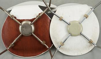 STOLAR, 2 st, "Myran" och "Sjuan", Arne Jacobsen, Fritz Hansen.