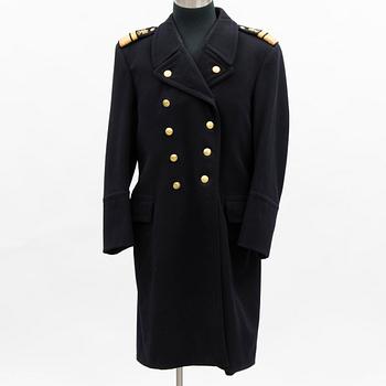 A Finnish naval officer's dress uniform with accessories, mid-second half of 20th Century.