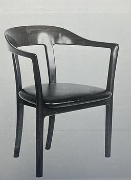 Ole Wanscher, a rosewood armchair, cabinetmaker A.J. Iversen, Denmark, 1950s-60s.