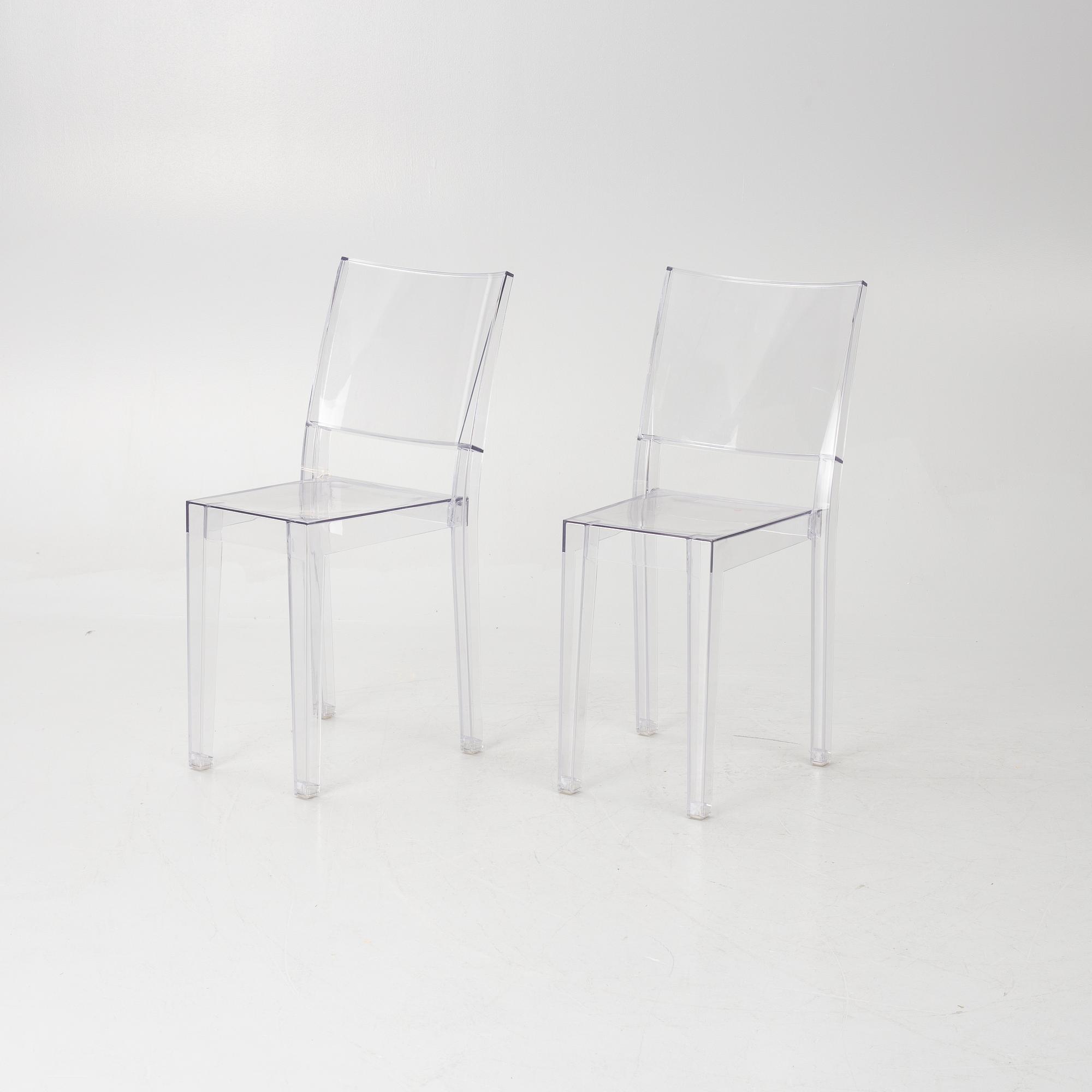 Philippe Starck, 6 st, "La Marie" Kartell, Italien, Modellen formgiven 1998.