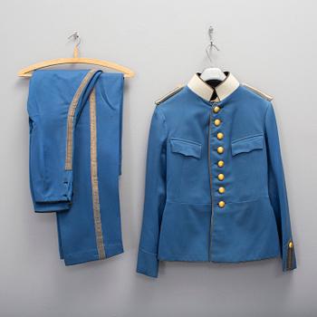 A Swedish dragoon officer's uniform 1895 pattern.