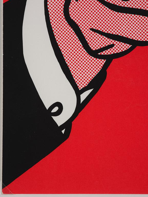 Roy Lichtenstein, "Finger Pointing", ur "New York Collection for Stockholm".