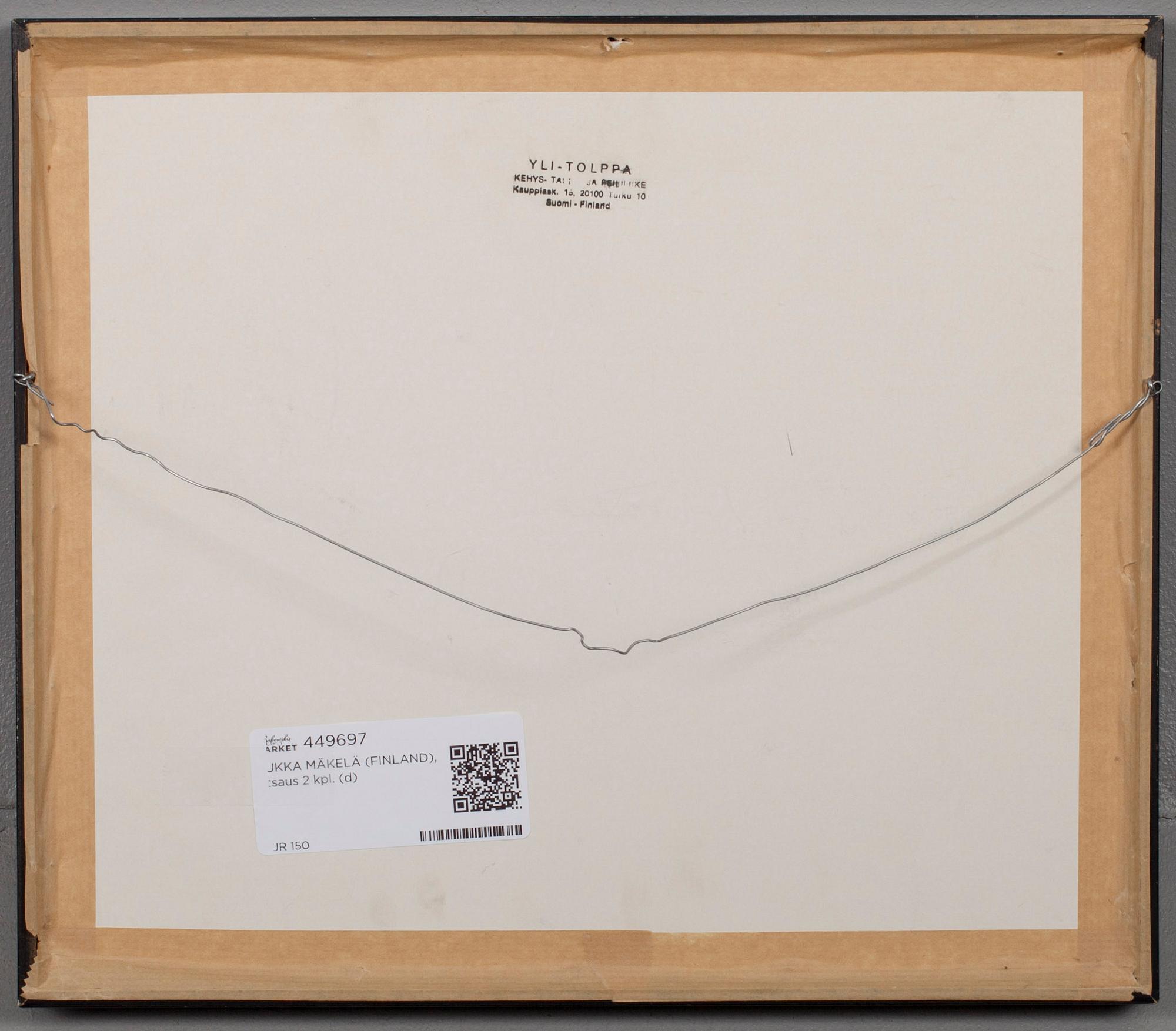 JUKKA MÄKELÄ, etsningar, 2 st, signerad och daterad -84, numrerad 1/50.