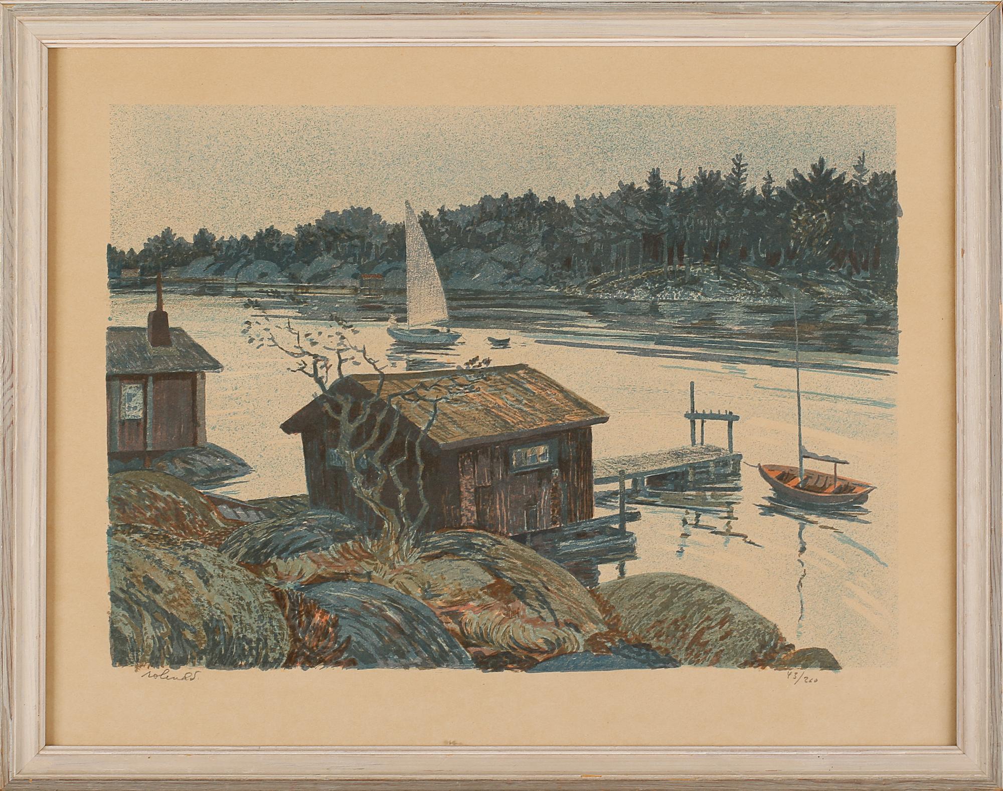 ROLAND SVENSSON, färglitografi, signerad och numrerad 43/260.