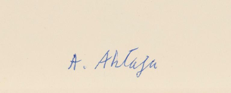 Konstnärsmapp med arbeten av olika finska konstnärer, 1944.