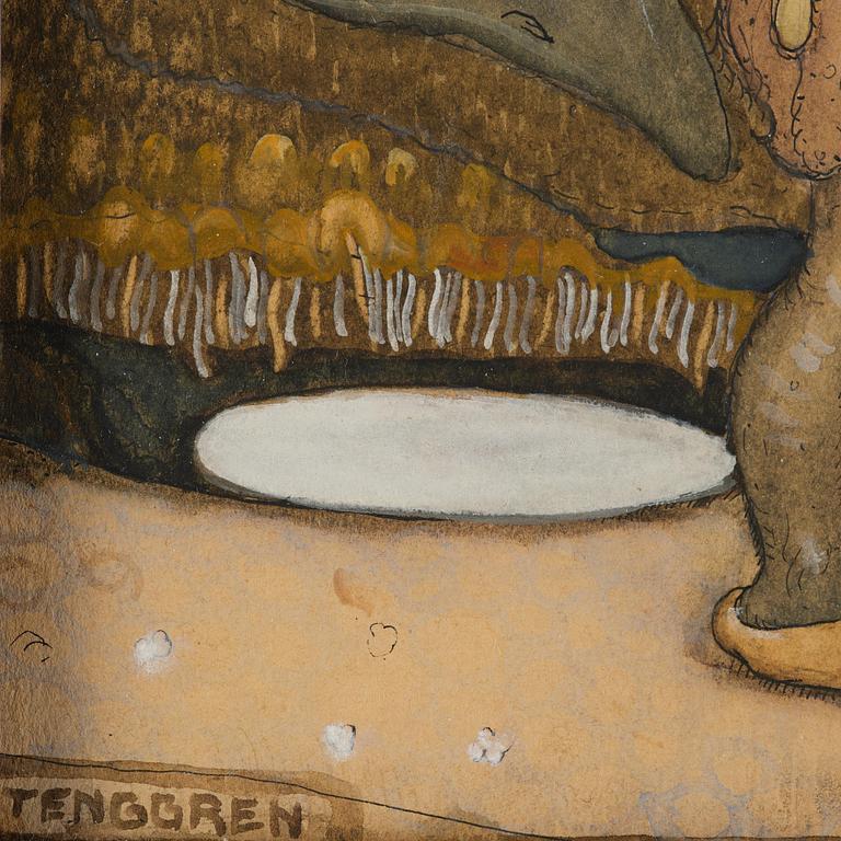 Gustaf Adolf Tenggren, The horn.