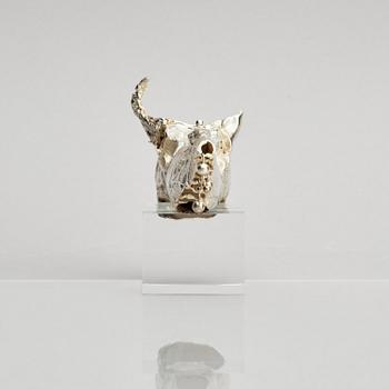 Lars Arby, a sterling silver sculpture, Gothenburg, Sweden 1982.