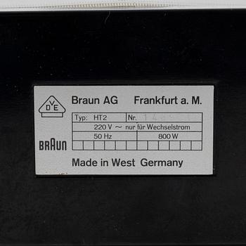 Reinhold Weiss & Hartwig Kahlcke, three  toasters, Braun.