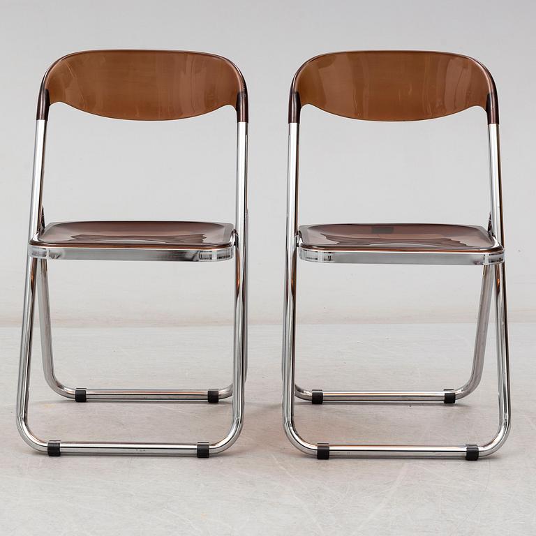 A set of six 1960/70s folding chairs "Modello Depositato", Italy.