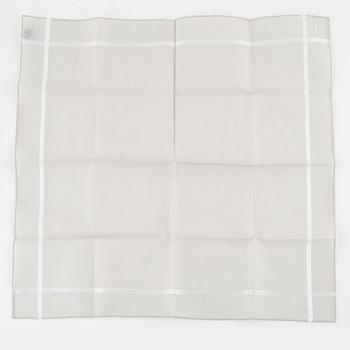 Hermès, handkerchiefs, 2 pcs, in case.