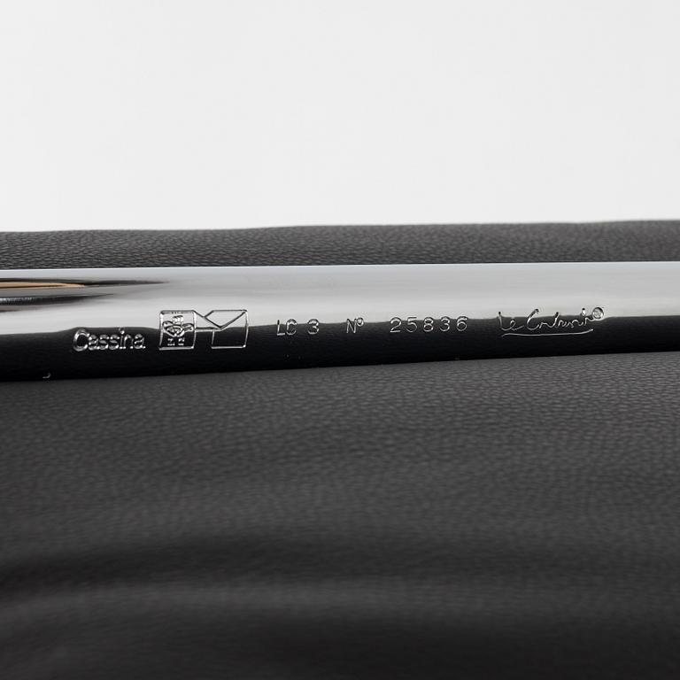 Le Corbusier, Pierre Jeanneret & Charlotte Perriand, soffa"LC3", Cassina, Italien.