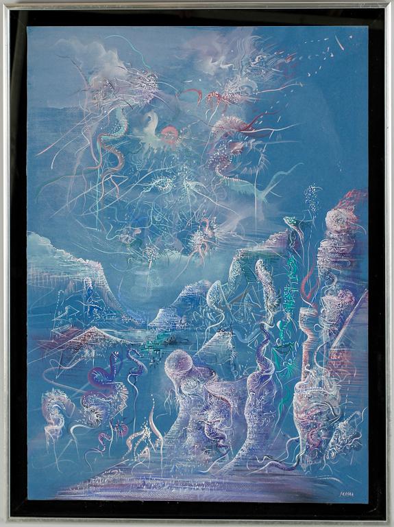 MARC JANSON, gouache, sign.