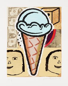 131. Donald Baechler, "Ice Cream Cone", from; "Some of my subjects".