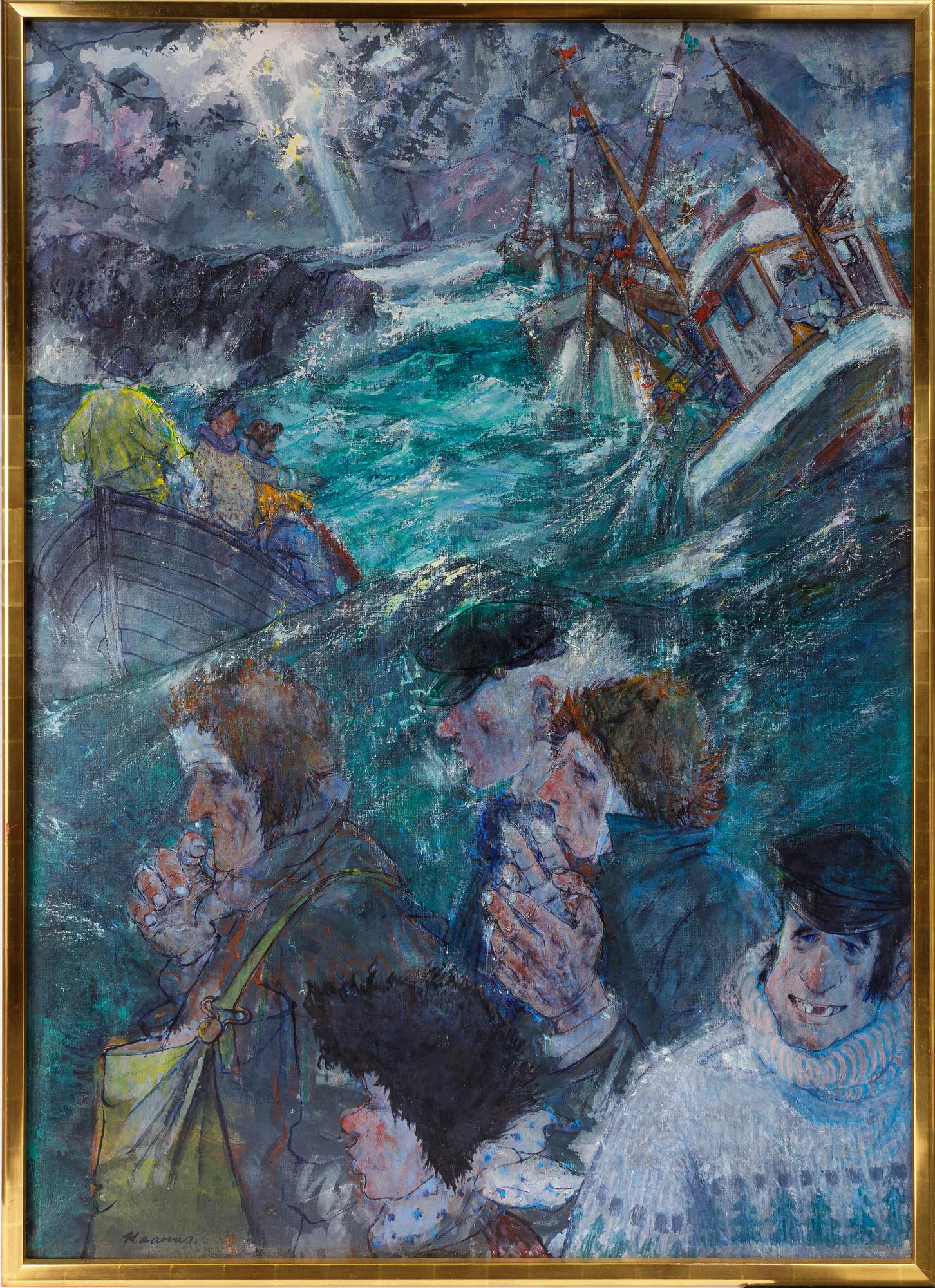 Eerik Haamer, Fishing boat convoy.