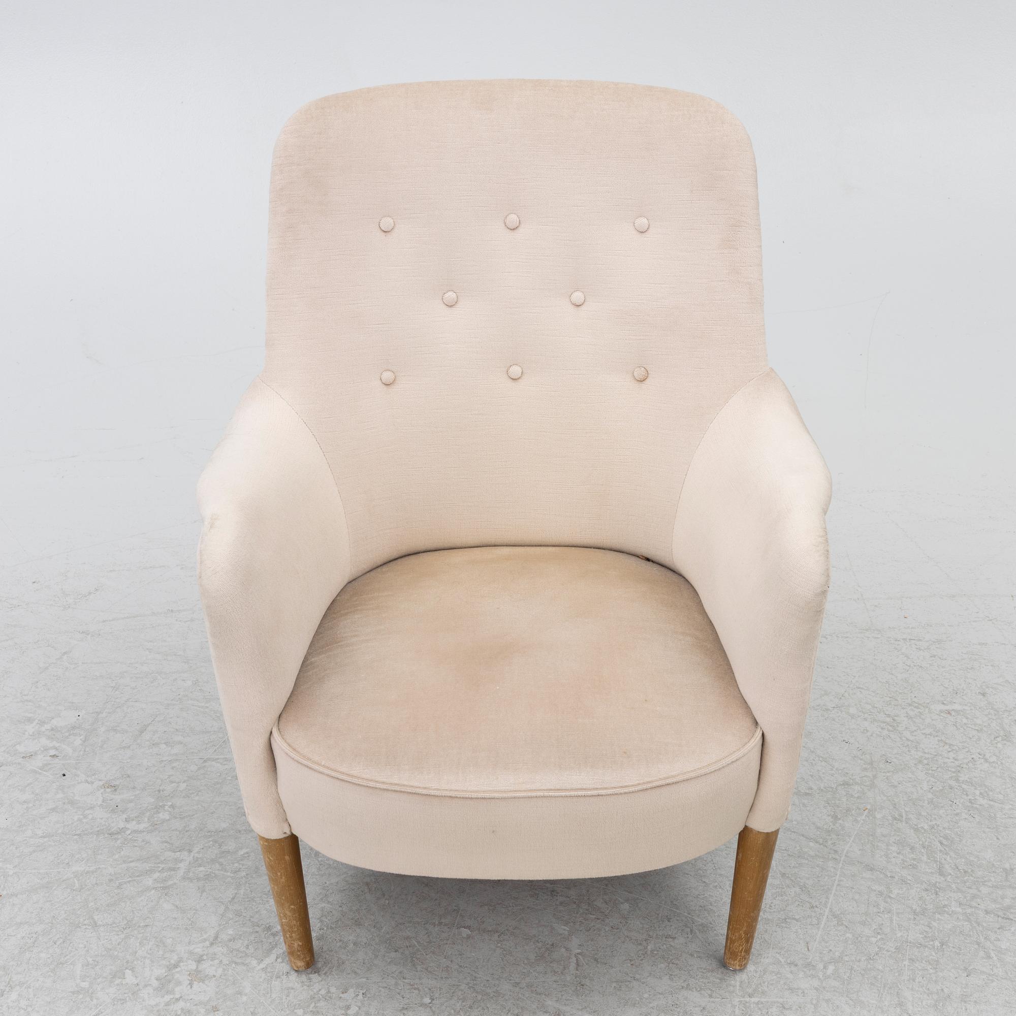 Carl Malmsten, a 'Konsert' armchair, Carl Malmsten AB, Sweden, 1962.